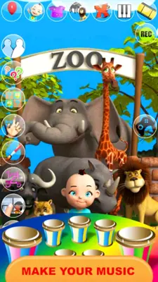 Talking Babsy Baby At The Zoo android App screenshot 3