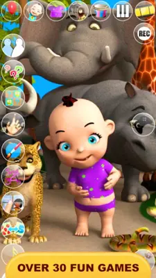 Talking Babsy Baby At The Zoo android App screenshot 5