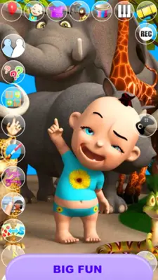 Talking Babsy Baby At The Zoo android App screenshot 6