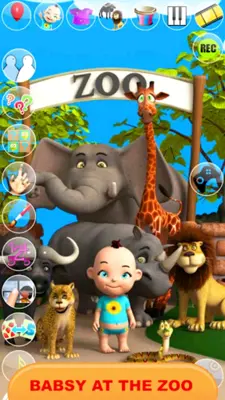 Talking Babsy Baby At The Zoo android App screenshot 7